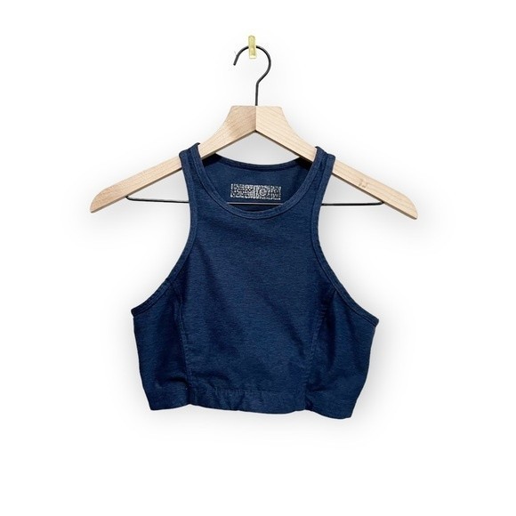 Outdoor Voices Tops - OUTDOOR VOICES Blue Cropped Workout Top Size Small